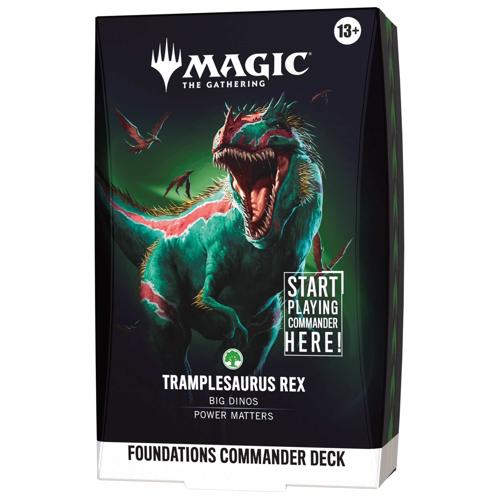 Magic Foundations Commander Deck Tramplesaurus Rex