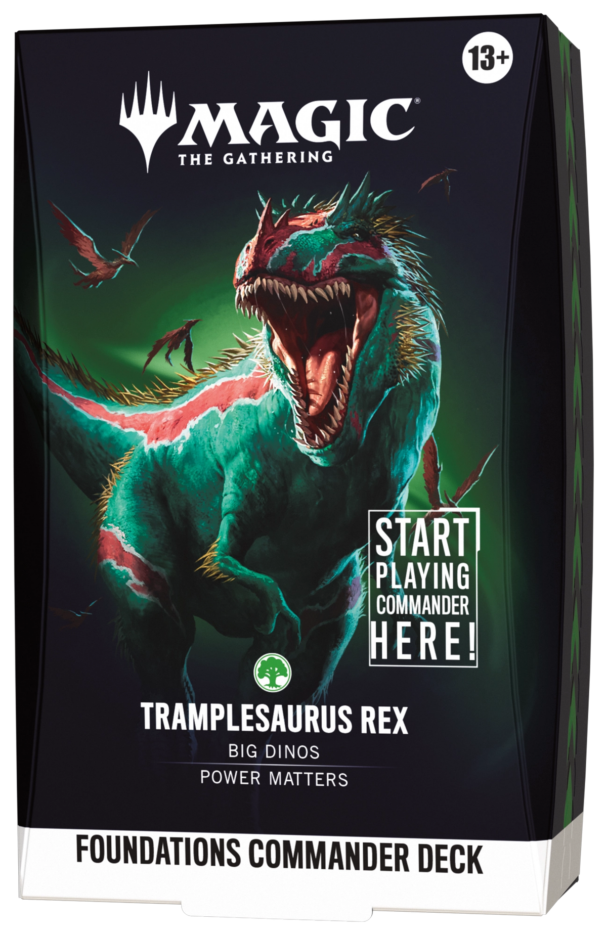 Magic Foundations Commander Deck Tramplesaurus Rex
