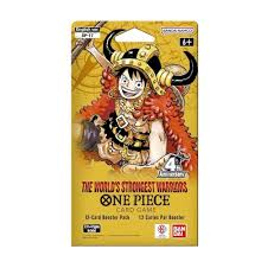OP17 One Piece World’s Strongest Warriors English Sleeved Booster Pack