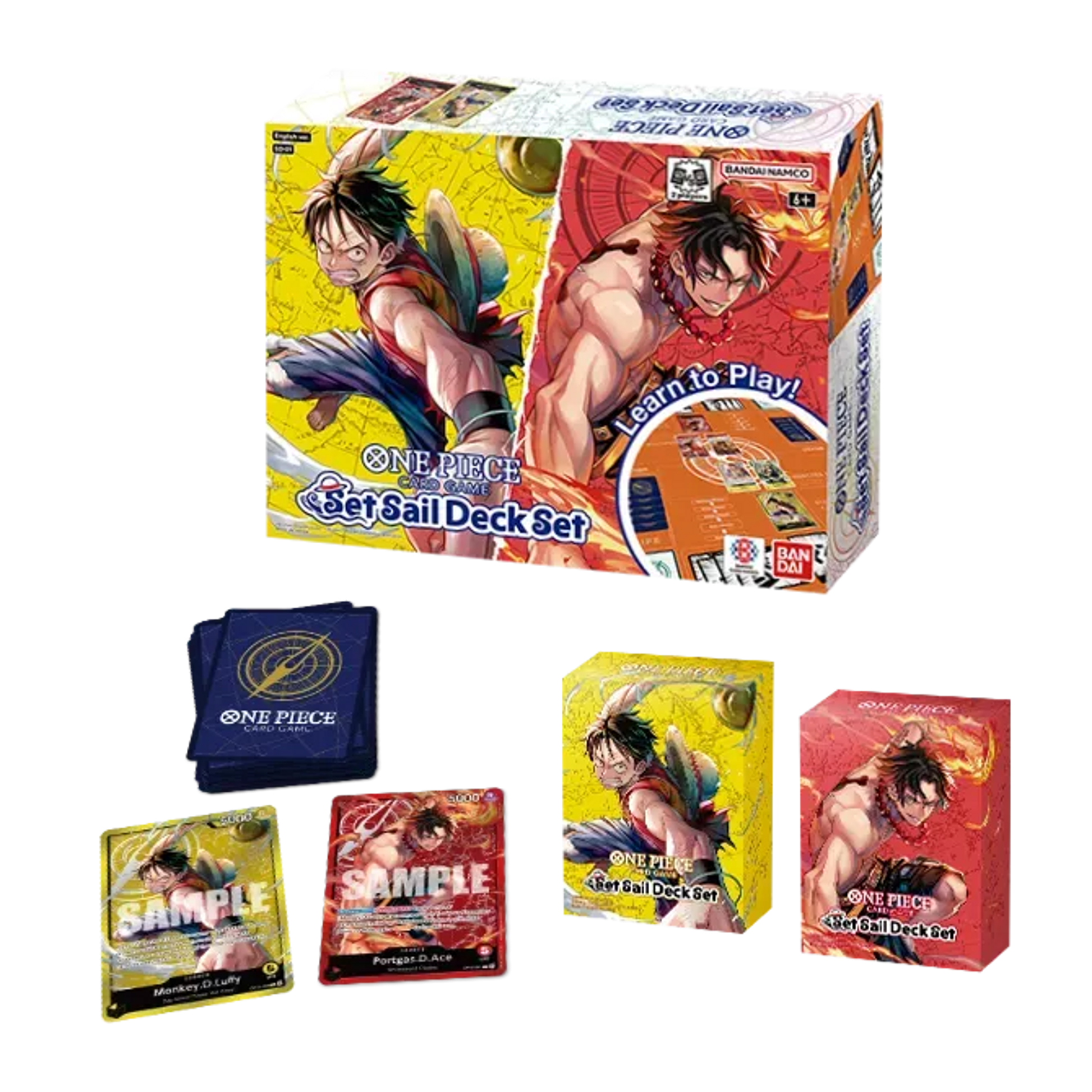 Set Sail Deck Set (SD-01) contents - 12 Deck Case