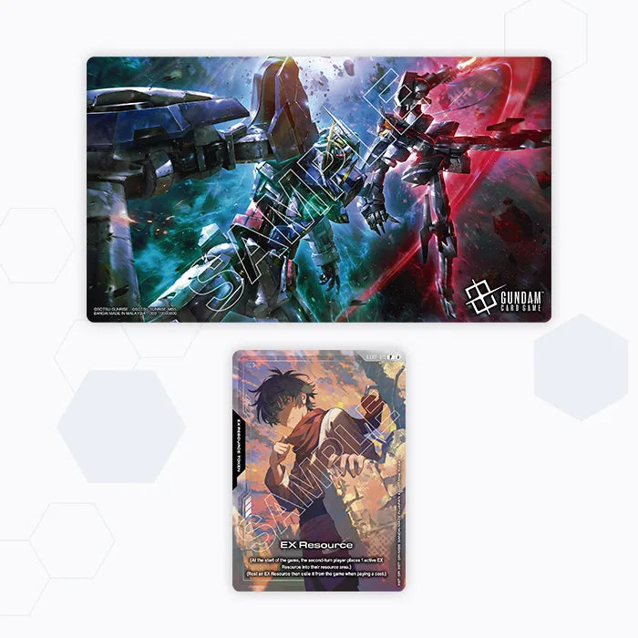 Gundam Card Game: Official Playmat & Card Set - Mobile Suit Gundam 00