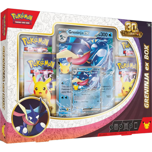 Pokemon TCG: 30th Celebration Pokemon ex Box - Greninja ex
