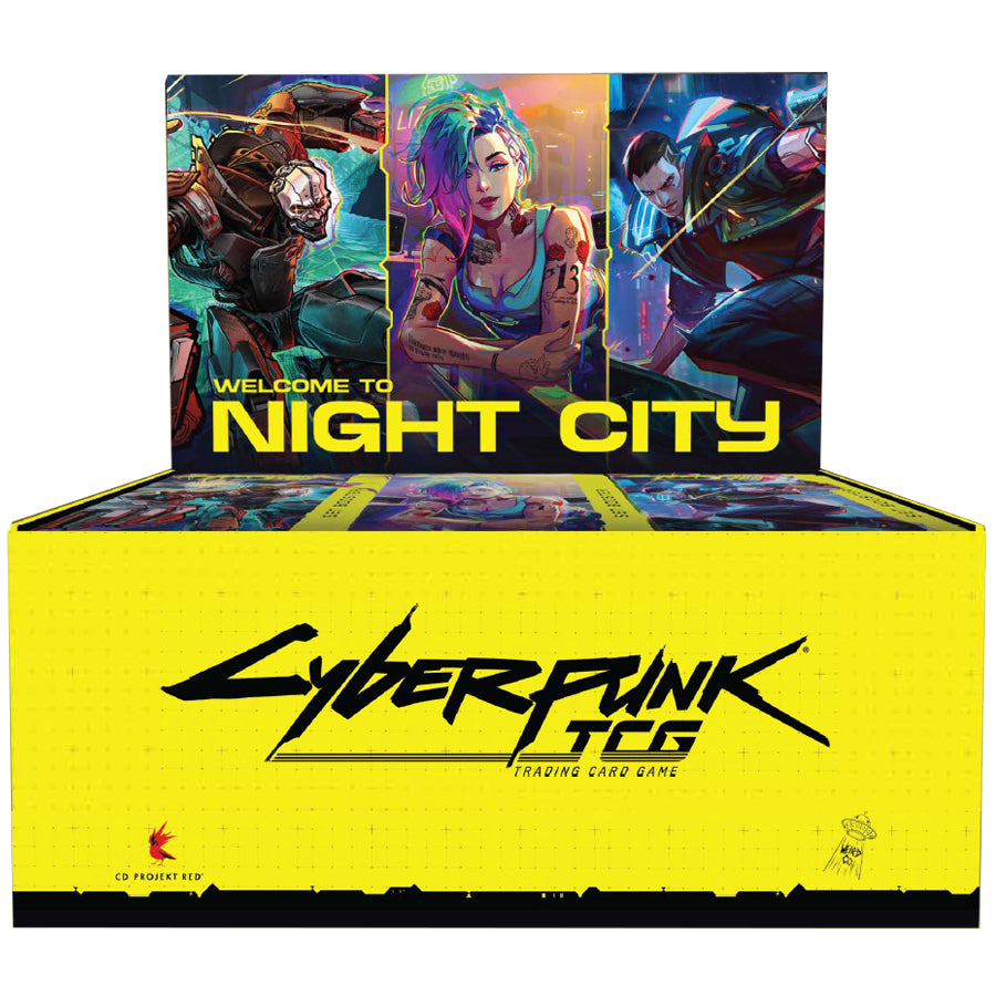 Cyberpunk TCG Welcome to Night City Retail Booster Display box, 24 packs